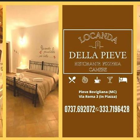 Locanda Della Pieve Pievebovigliana Exteriör bild