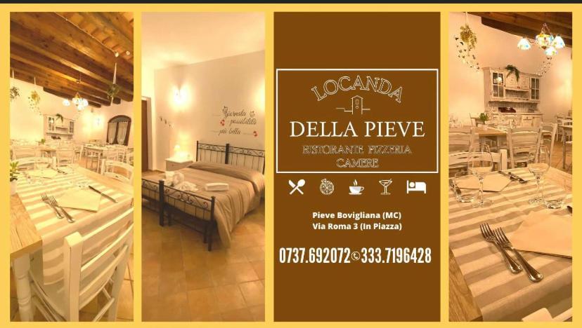 Locanda Della Pieve Pievebovigliana Exteriör bild